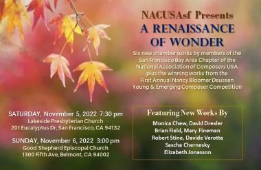 NACUSAsf presents "A Renaissance of Wonder"