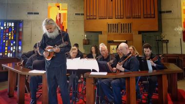 SF Mandolin Orchestra directed by Achille Bocus.