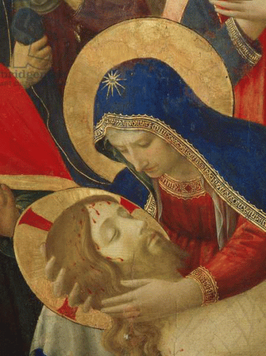 Lamentation Over the Dead Christ by Fra Angelico (1436-1440)