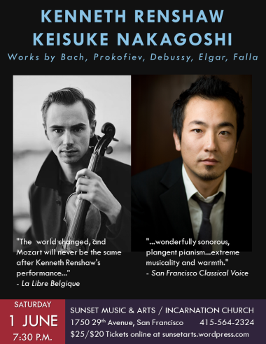 Kenneth Renshaw and Keisuke Nakagoshi in concert