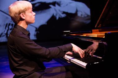 Alexander Malofeev makes his Steinway Society - The Bay Area premiere. Photo by Liudmila Malofeeva.