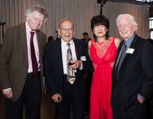 Gordon Getty, Robert Commanday, Doris Fukawa, and Stuart Canin at the Crowden gala Photo by Andreas Guther