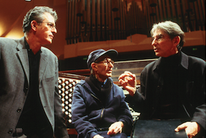 Charles Amirkhanian of Other Minds, Henry Brant, and MTT at the premiere