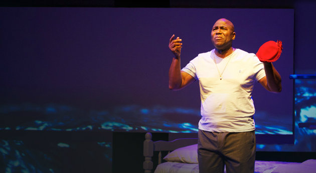 Arthur Woodley as boxer Emile Griffith (Photo by Bill Evans)